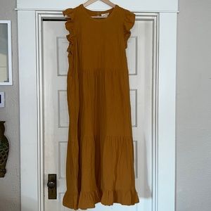 Universal Thread flutter sleeve maxi dress